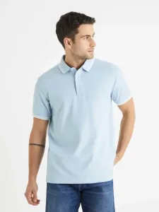 Celio Beline Polo Koszulka Niebieski