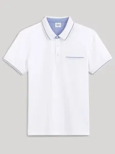 Celio Bepetit Polo Koszulka Biały #380131
