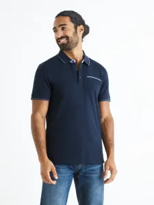 Celio Bepetit Polo Koszulka Niebieski #247025