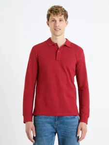 Celio Ceoneml Polo Koszulka Czerwony