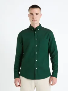 Celio Daxford Koszula Zielony #504325