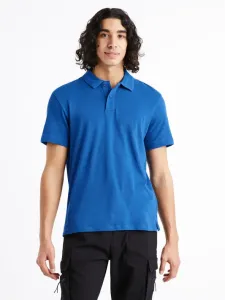 Celio Dechris Polo Koszulka Niebieski