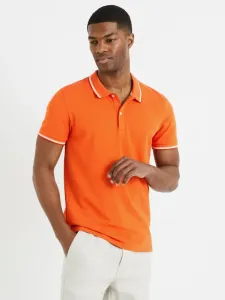 Celio Decolrayeb Polo Koszulka Pomarańczowy #539220