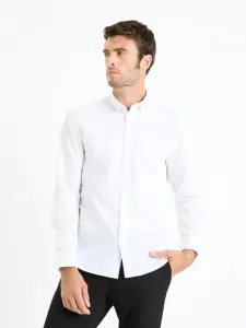 Celio Faoport Koszula Biały #551713