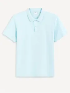 Celio Feflame Polo Koszulka Niebieski #588980