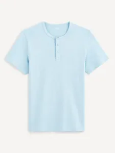 Celio Genperle Koszulka Niebieski #584086