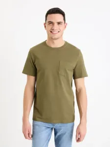 Celio Gepik Koszulka Zielony #572511