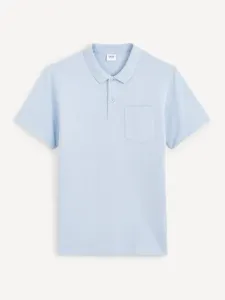 Celio Gepoche Koszulka Niebieski #584026