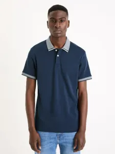 Celio Gesort Polo Koszulka Niebieski #572453
