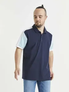 Celio Polo Koszulka Niebieski #268854
