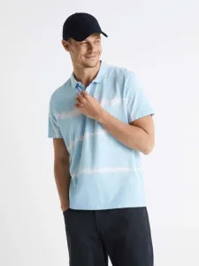 Celio Polo Koszulka Niebieski #201994