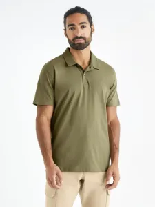 Celio Polo Koszulka Zielony #260652