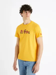 Celio Super Mario Koszulka Żółty