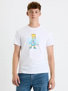 Celio The Simpsons Koszulka Biały