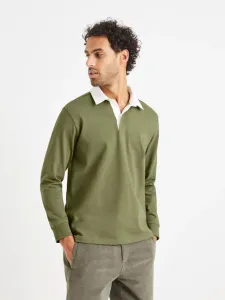 Celio Vemix Polo Koszulka Zielony #261865