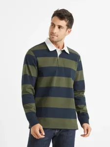 Celio Verugby Polo Koszulka Zielony #261575