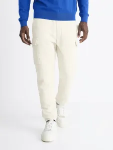 Celio Cojogbox Spodnie dresowe Biały #217104