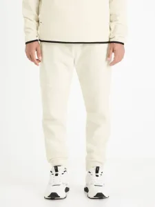 Celio Focoldyoke Spodnie dresowe Biały #545532