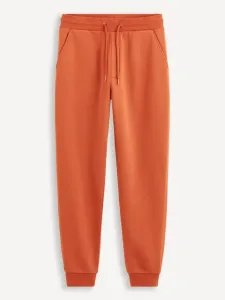 Celio Vojoggie Spodnie dresowe Pomarańczowy