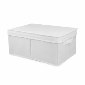 Compactor Składane pudełko kartonowe Wos, 30 x 43 x 19 cm, biały