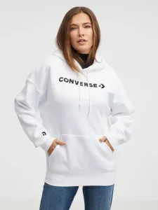 Converse Embroidered Wordmark Bluza Biały