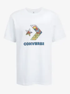 Converse Star Chevron Koszulka Biały #497144