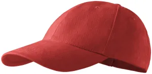 6-panelowa czapka z daszkiem, bordowa #313746
