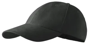 6-panelowa czapka z daszkiem, ciemny łupek