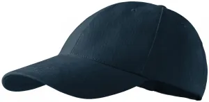 6-panelowa czapka z daszkiem, ciemny niebieski #313740