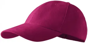 6-panelowa czapka z daszkiem, fuksja #100498