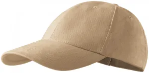 6-panelowa czapka z daszkiem, piaszczysty #313743