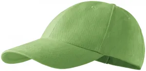 6-panelowa czapka z daszkiem, zielony groszek #313744