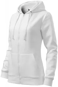 Bluza damska z kapturem, biały #102472