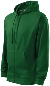 Bluza męska z kapturem, butelkowa zieleń #316267