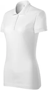 Damska dopasowana koszulka polo, biały #319188