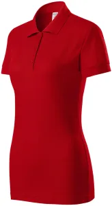 Damska dopasowana koszulka polo, czerwony #104885