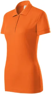 Damska dopasowana koszulka polo, pomarańczowy #319213