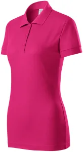Damska dopasowana koszulka polo, purpurowy #104890