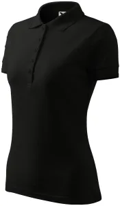 Damska elegancka koszulka polo, czarny #317867