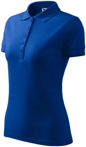Damska elegancka koszulka polo, królewski niebieski #103831