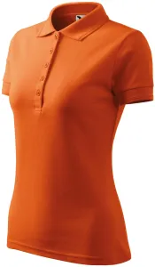 Damska elegancka koszulka polo, pomarańczowy #103786