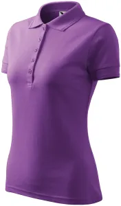 Damska elegancka koszulka polo, purpurowy #103747