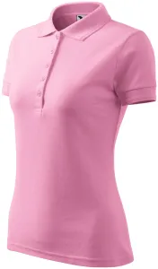 Damska elegancka koszulka polo, różowy #103862