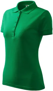 Damska elegancka koszulka polo, zielona trawa #317905