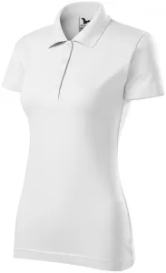 Damska koszulka polo slim fit, biały #105463