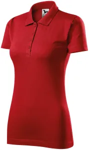 Damska koszulka polo slim fit, czerwony #105481