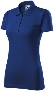 Damska koszulka polo slim fit, królewski niebieski #105517
