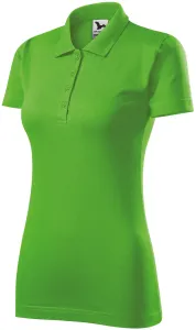 Damska koszulka polo slim fit, zielone jabłko #319892