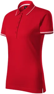 Damska koszulka polo z krótkim rękawem, formula red