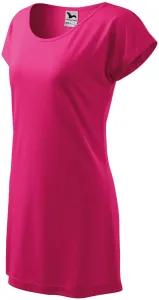 Długa koszulka/sukienka damska, purpurowy #315241